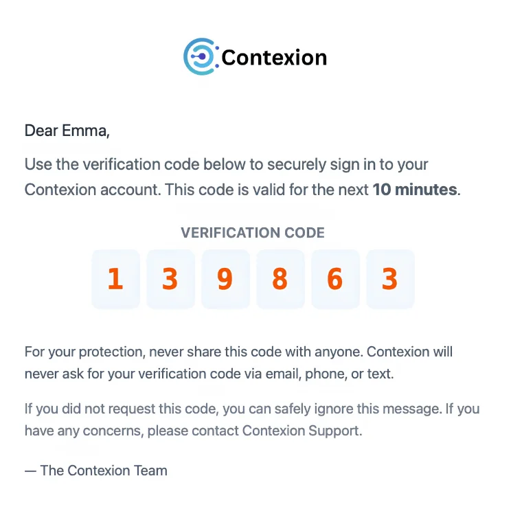 Verification code