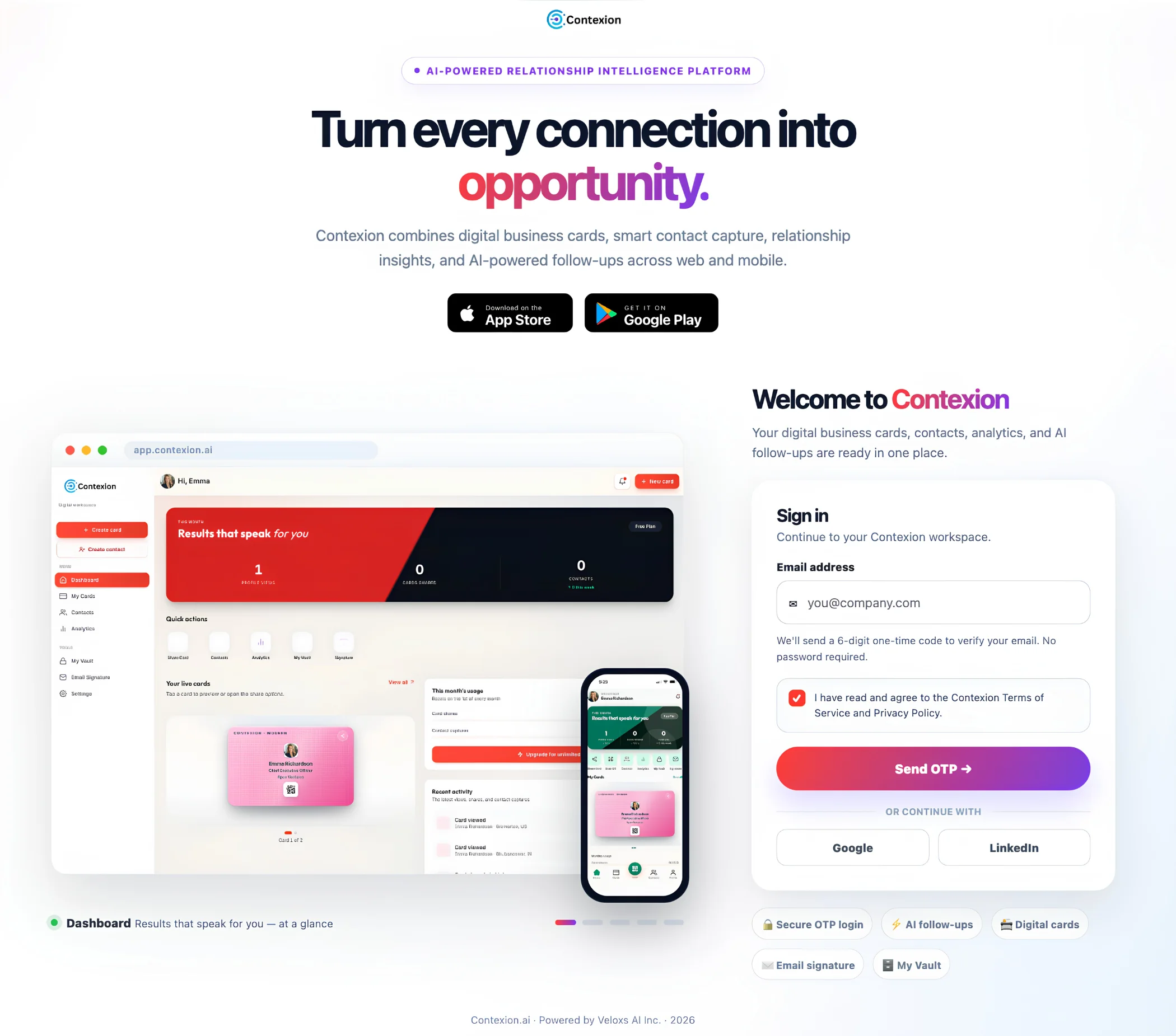 Welcome to Contexion